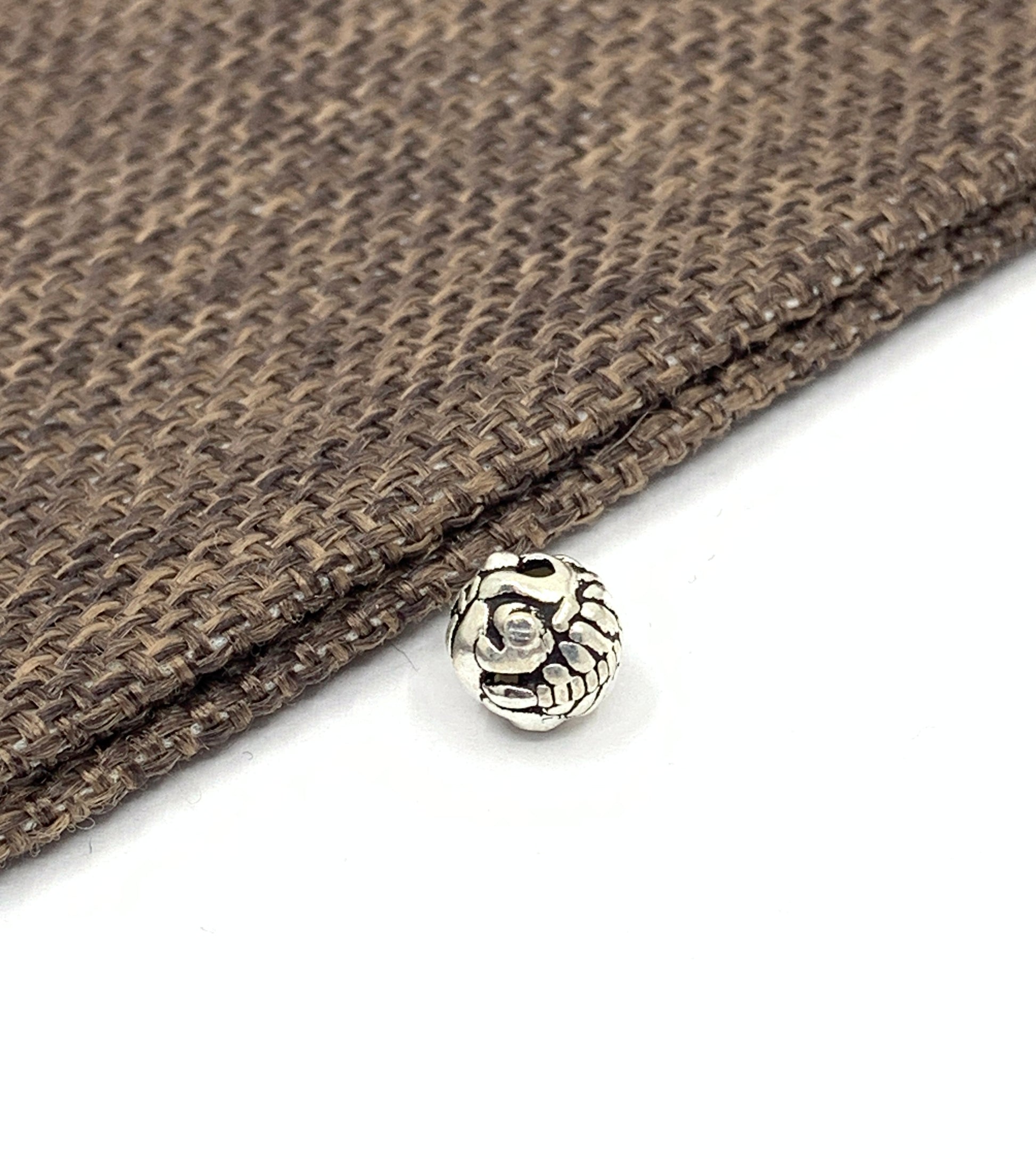 Sterling Silver Tibetan Style Spacer Beads
