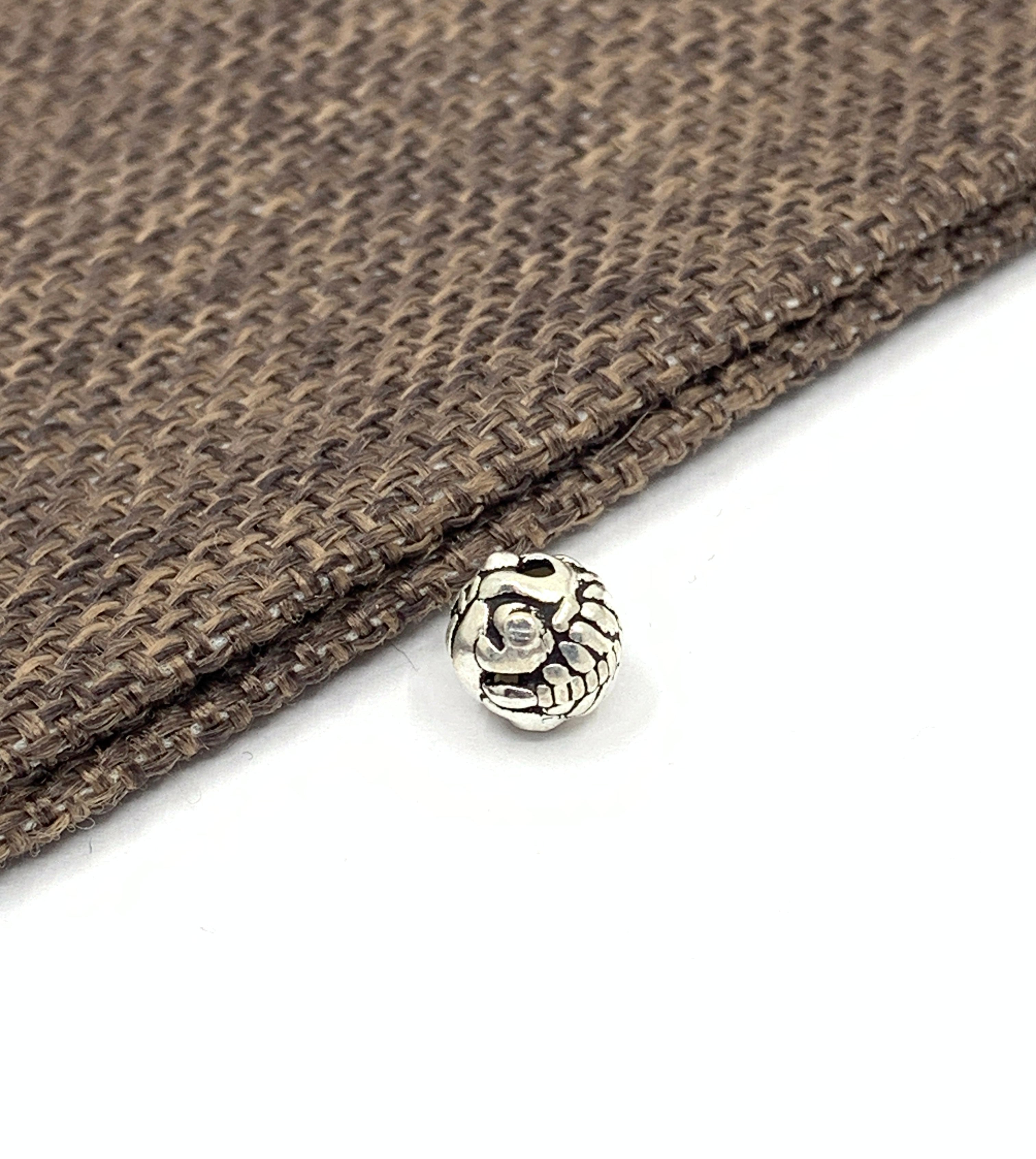 Sterling Silver Tibetan Style Spacer Beads