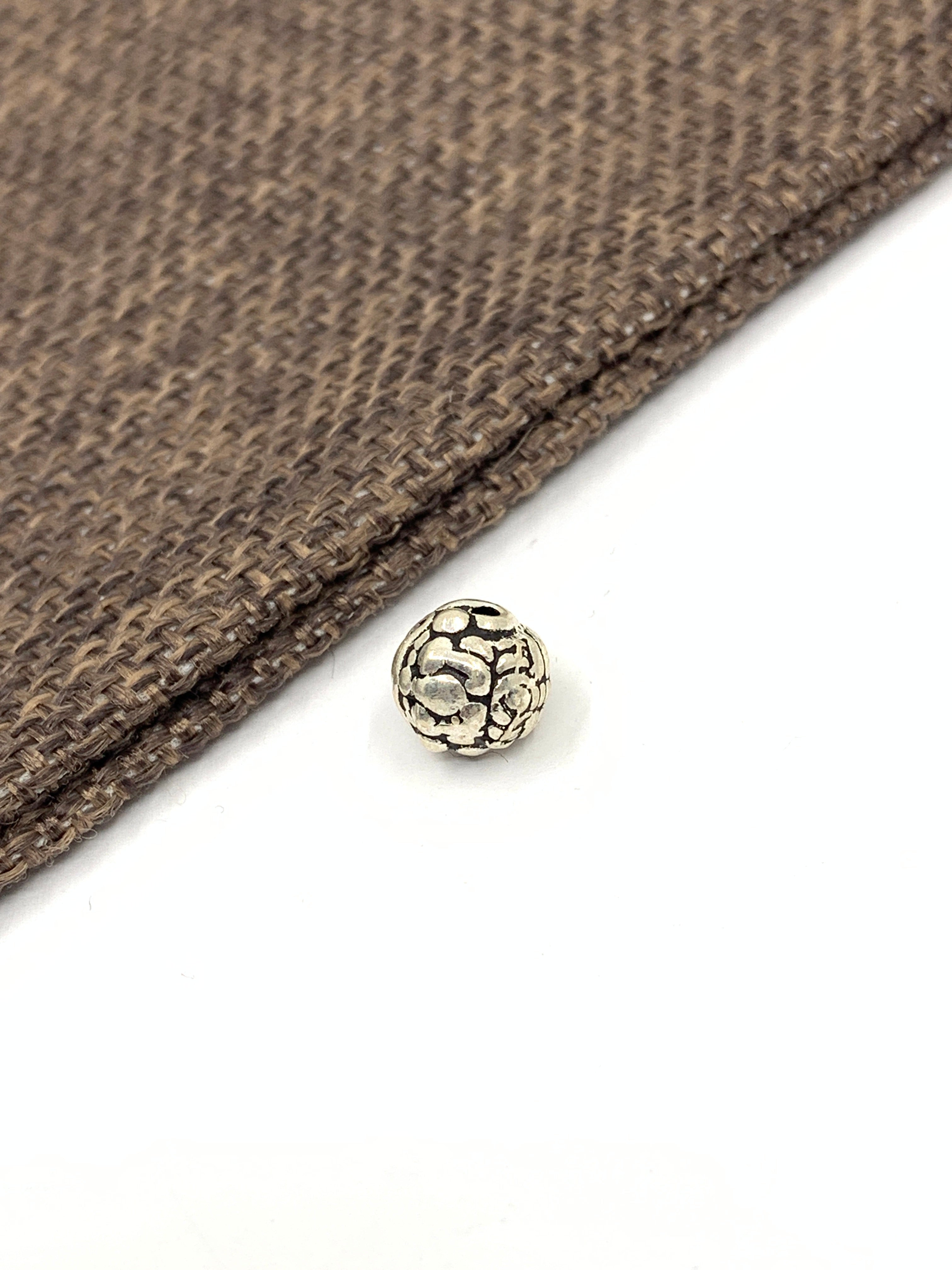 Sterling Silver Tibetan Style Spacer Beads