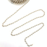 Unfinished Pearl Chain Necklace