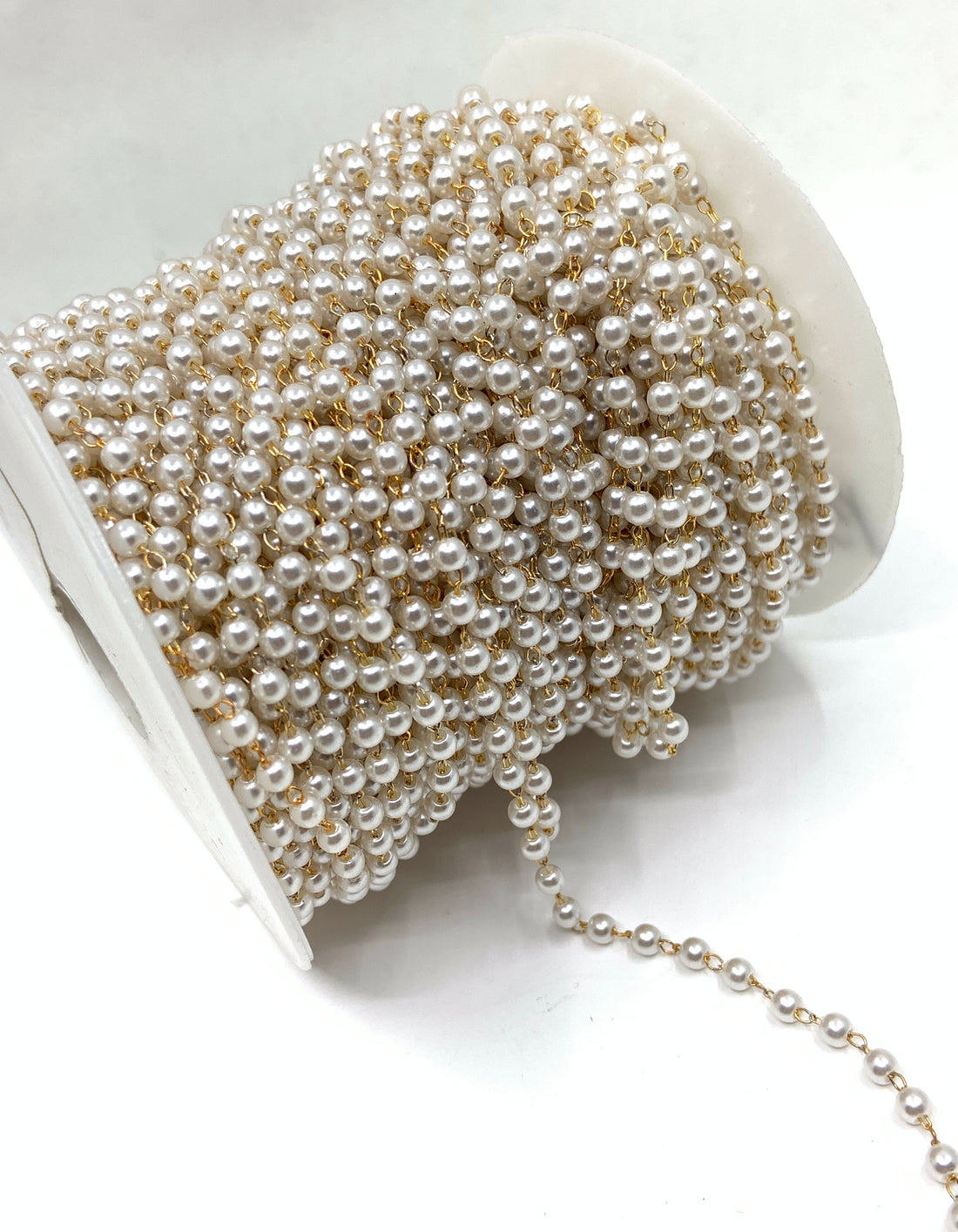 Unfinished Pearl Chain Necklace
