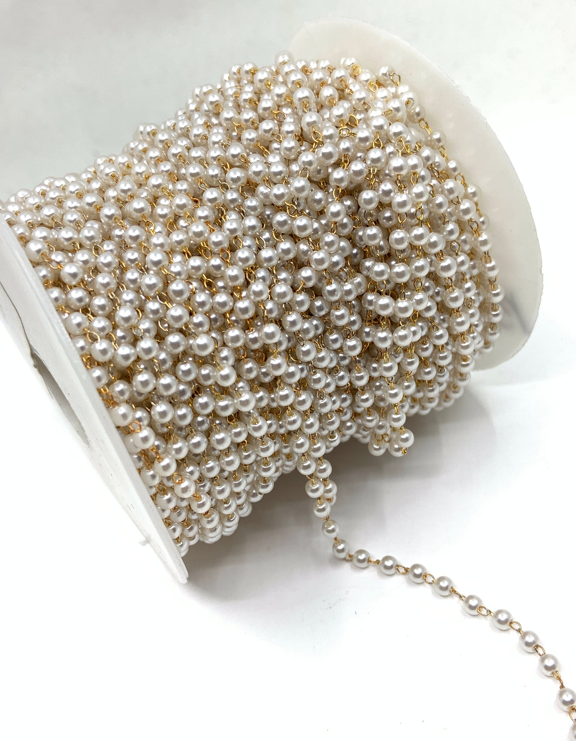 Dainty little pearl chain necklace for jewelry making