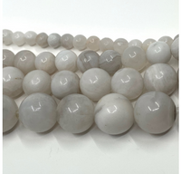 4mm 6mm 8mm and 10mm sizes of white lace agate
