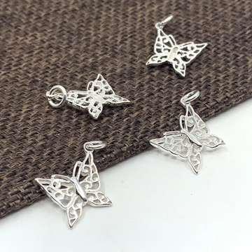 Sterling silver butterfly charm