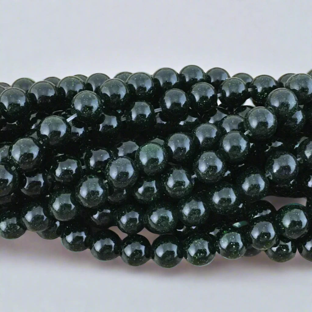 Green Sandstone Beads