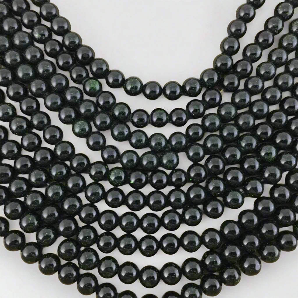 Green Sandstone Beads