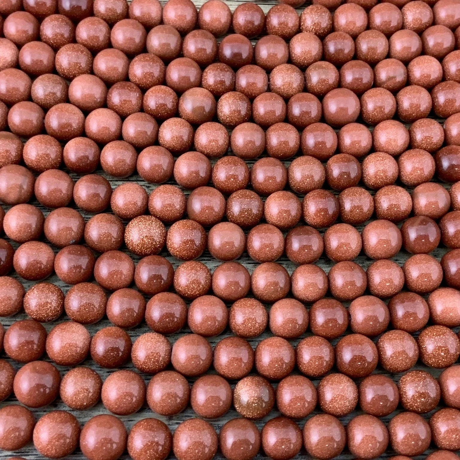 Goldstone beads