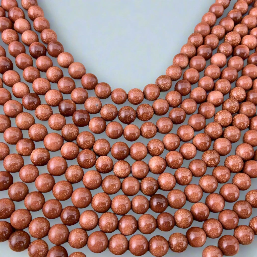 Gold Sandstone Beads