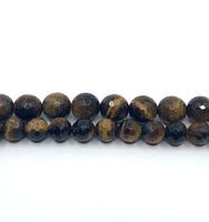 Faceted Round Tiger Eye