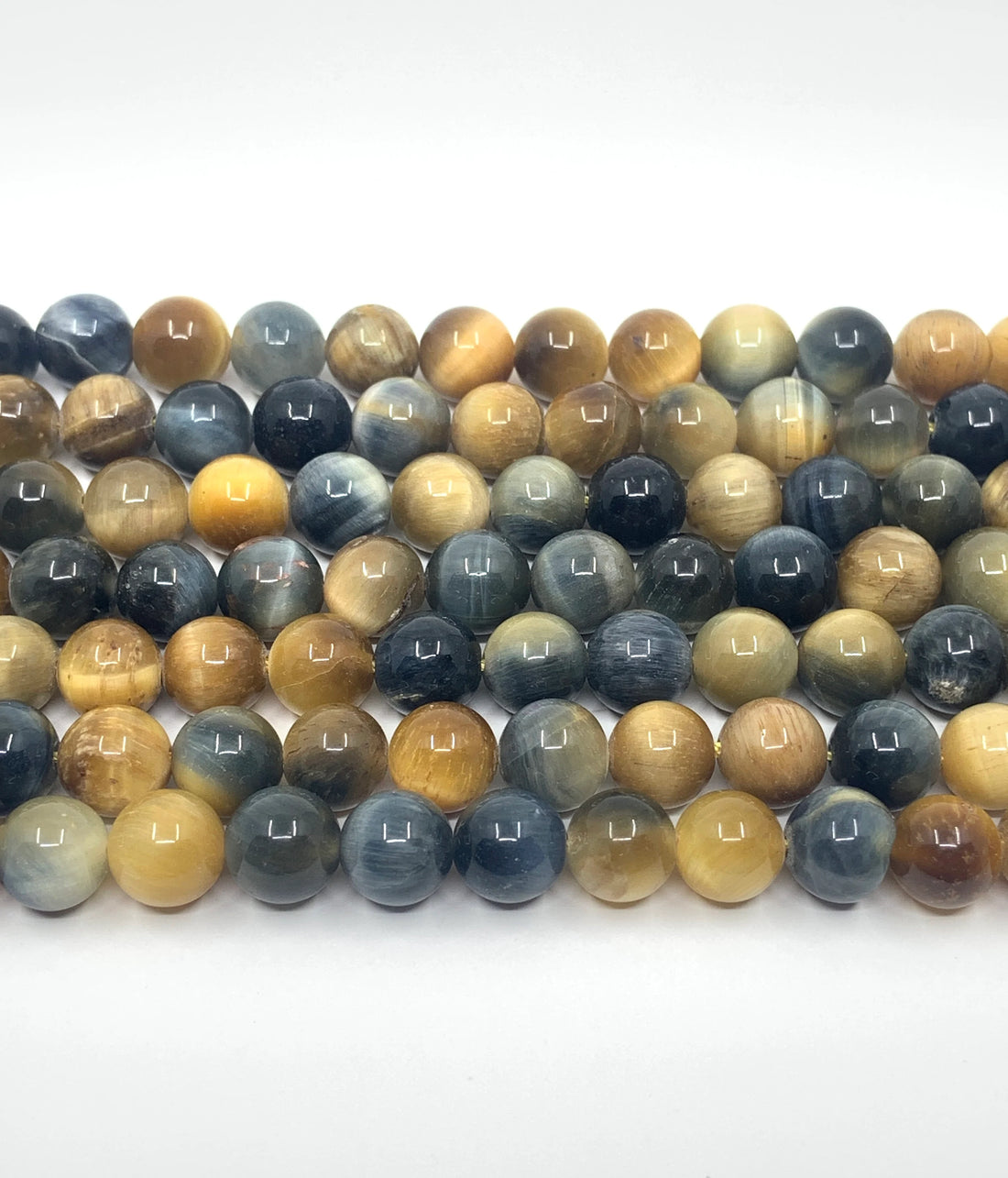 Gold Grey Tiger Eye beads | Bellaire Wholesale