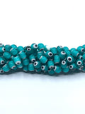 Green Evil Eye Beads