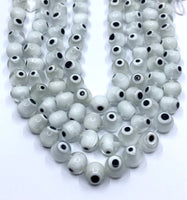 Clear Evil Eye Beads