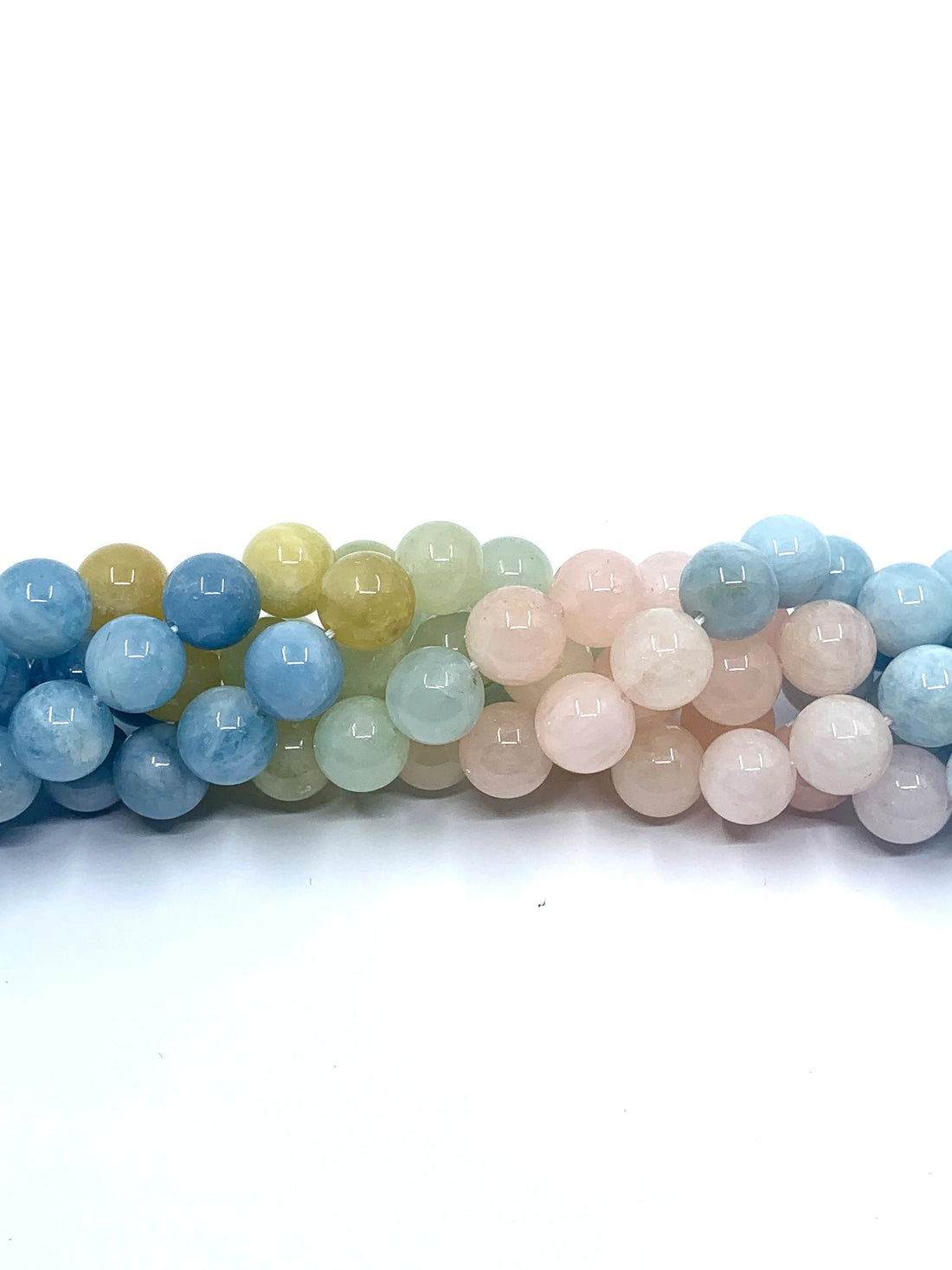 Rainbow Morganite Beads, Beryl beads