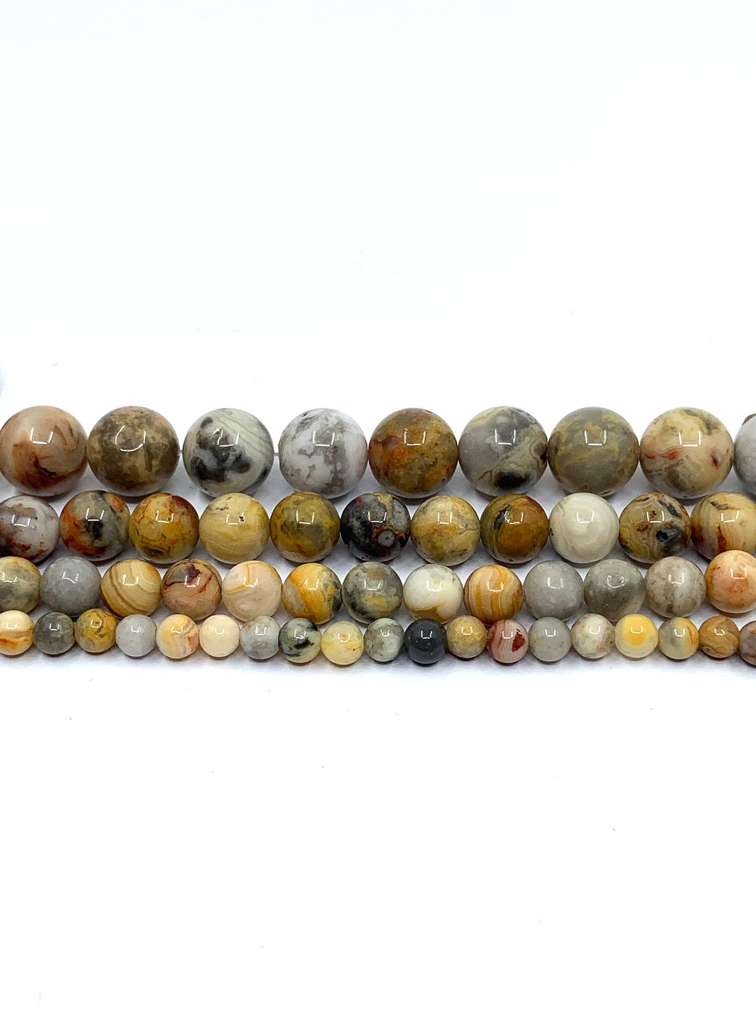 Round Crazy Agate beads
