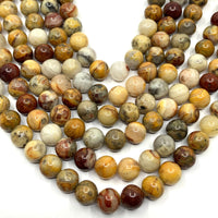 Round Crazy Agate beads
