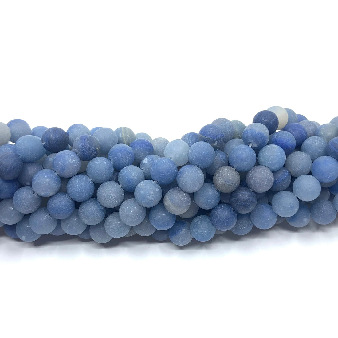 Frosted Blue Aventurine Beads | Bellaire Wholesale