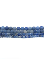 Frosted Blue Aventurine Beads | Bellaire Wholesale