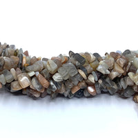 Black moonstone Chips Beads