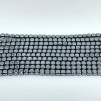 4mm natural hematite square beads