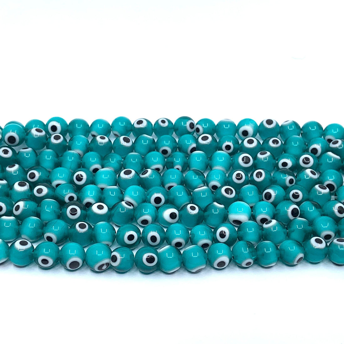 Green Evil Eye Beads