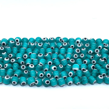 Green Evil Eye Beads