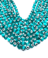 Green Evil Eye Beads