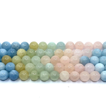 Rainbow Morganite Beads, Beryl beads