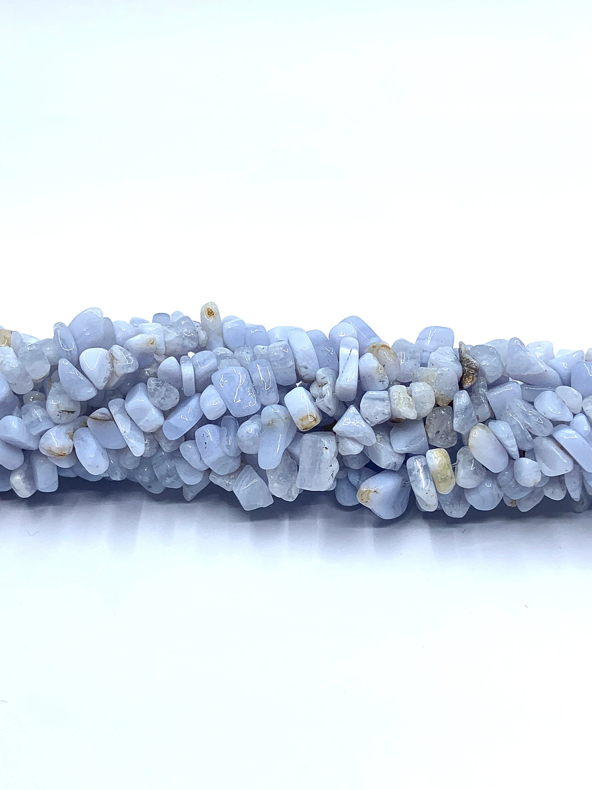 Blue Lace Agate Chip Bead | Bellaire Wholesale