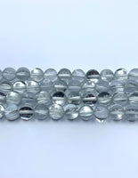 White Grey Mystic Aura Beads