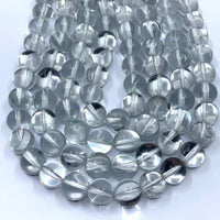 White Grey Mystic Aura Beads