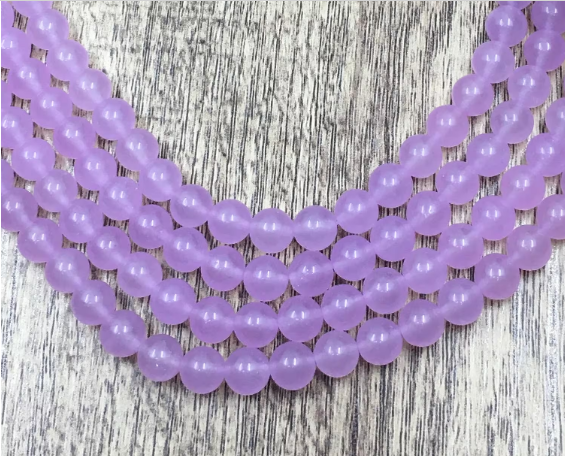 Light Lavender Jade Beads | Bellaire Wholesale