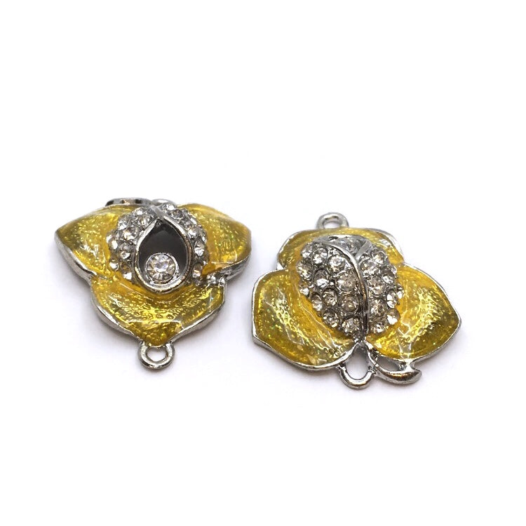 Alloy Rose Shape Connector | Bellaire Wholesale