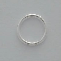 Sterling Silver Shiny Closed Jump Rings 6x0.7mm | Bellaire Wholesale