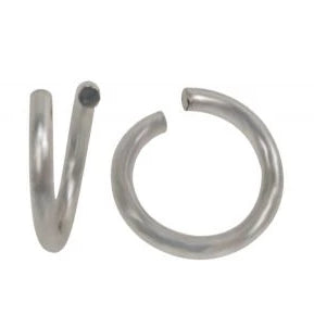 Sterling Silver Smooth Open Jump Rings 6X0.7mm | Bellaire Wholesale