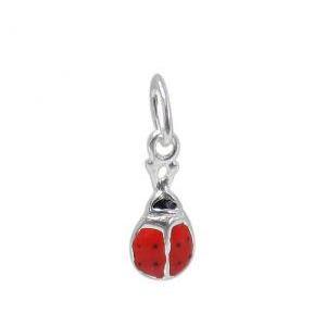 Sterling Silver Enamal Ladybug Charm | Bellaire Wholesale