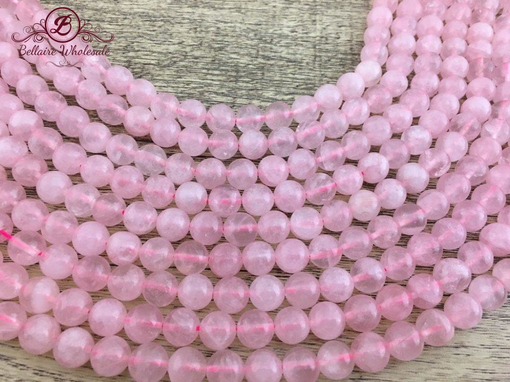 12mm Rose Quartz Bead | Bellaire Wholesale