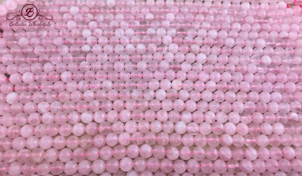 12mm Rose Quartz Bead | Bellaire Wholesale