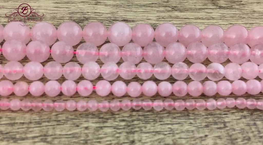 12mm Rose Quartz Bead | Bellaire Wholesale