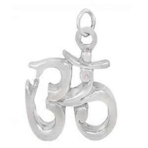 Sterling Silver Om Charm | Bellaire Wholesale