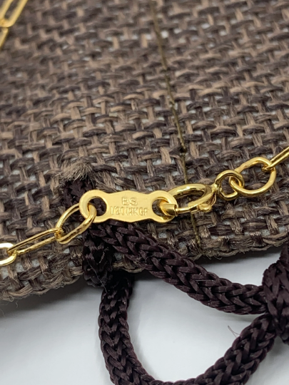 14k Gold Filled Paper Clip Chain | Bellaire Wholesale