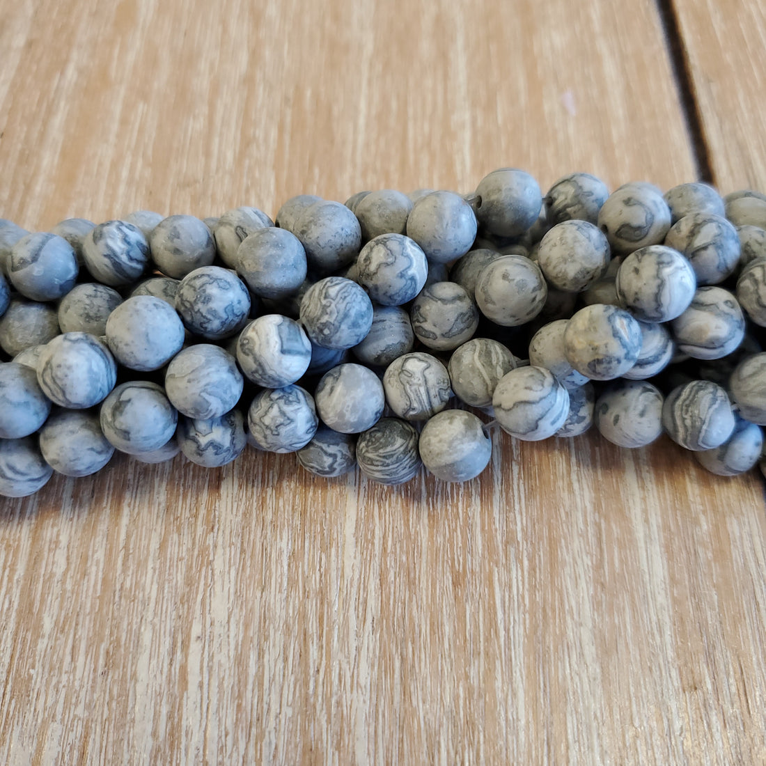8mm Map Stone Bead | Bellaire Wholesale