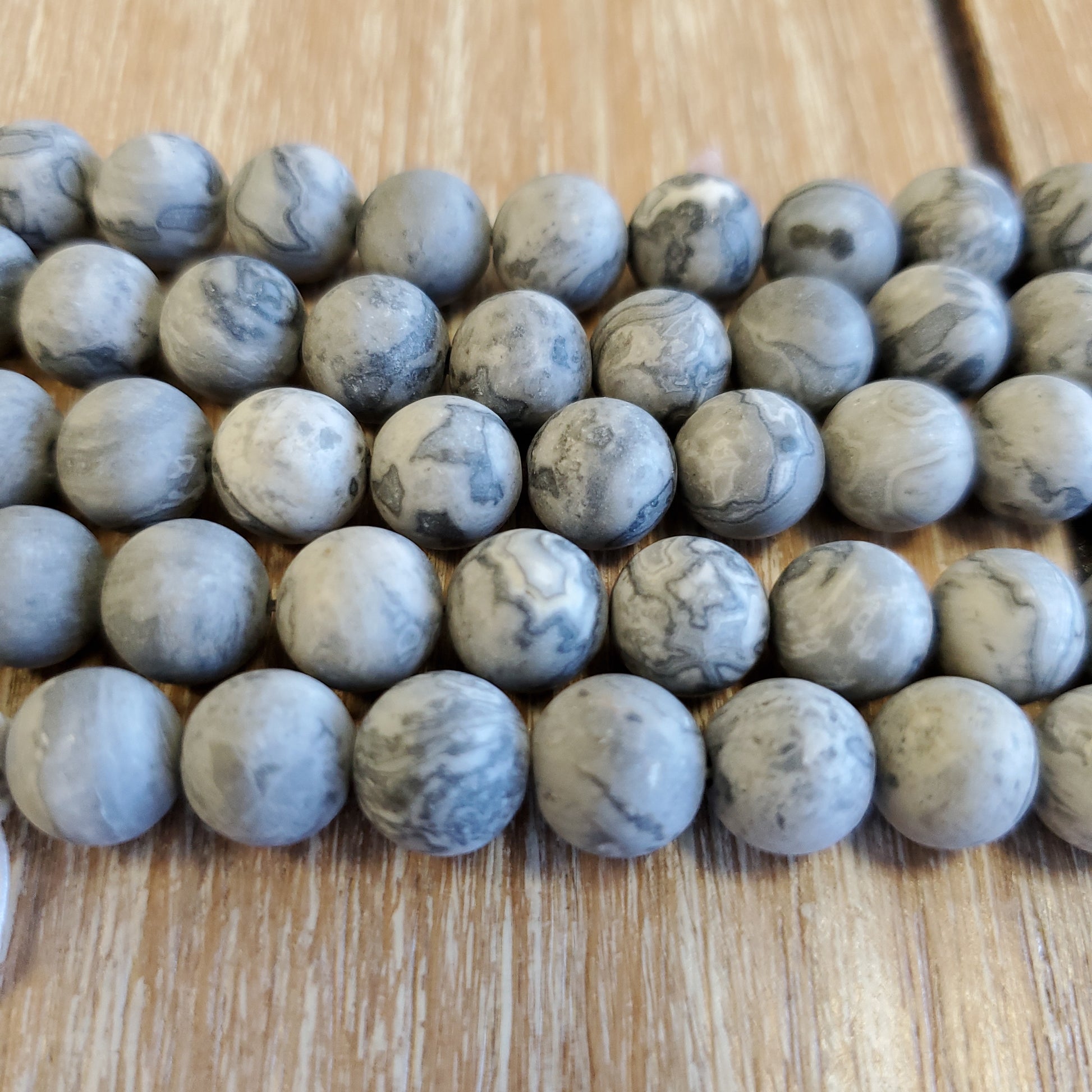 8mm Map Stone Bead | Bellaire Wholesale