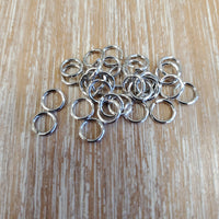 Brass Gold Plated Unsoldered Gold Jump Rings 7X0.8mm | Bellaire Wholesale