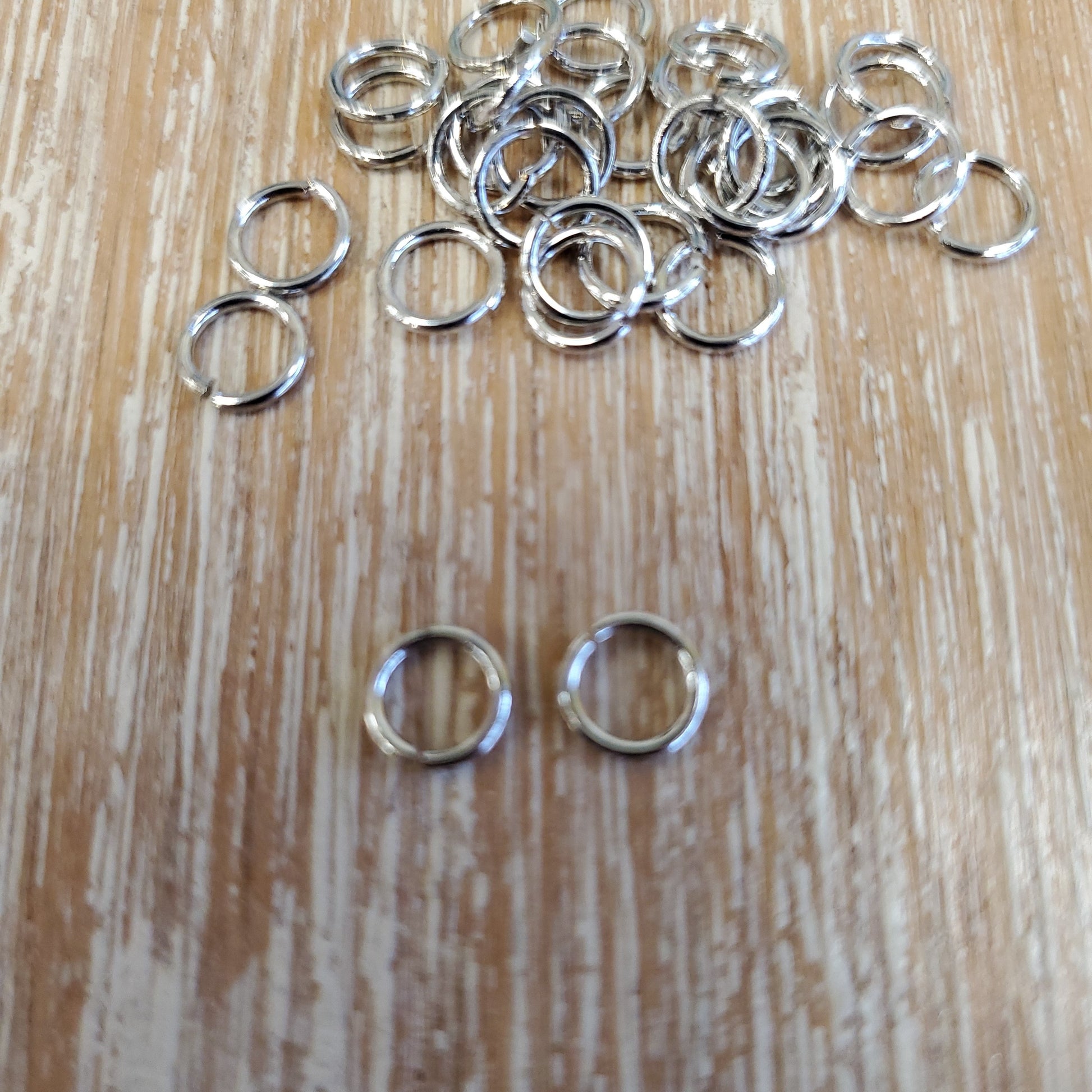 Brass Gold Plated Unsoldered Gold Jump Rings 7X0.8mm | Bellaire Wholesale