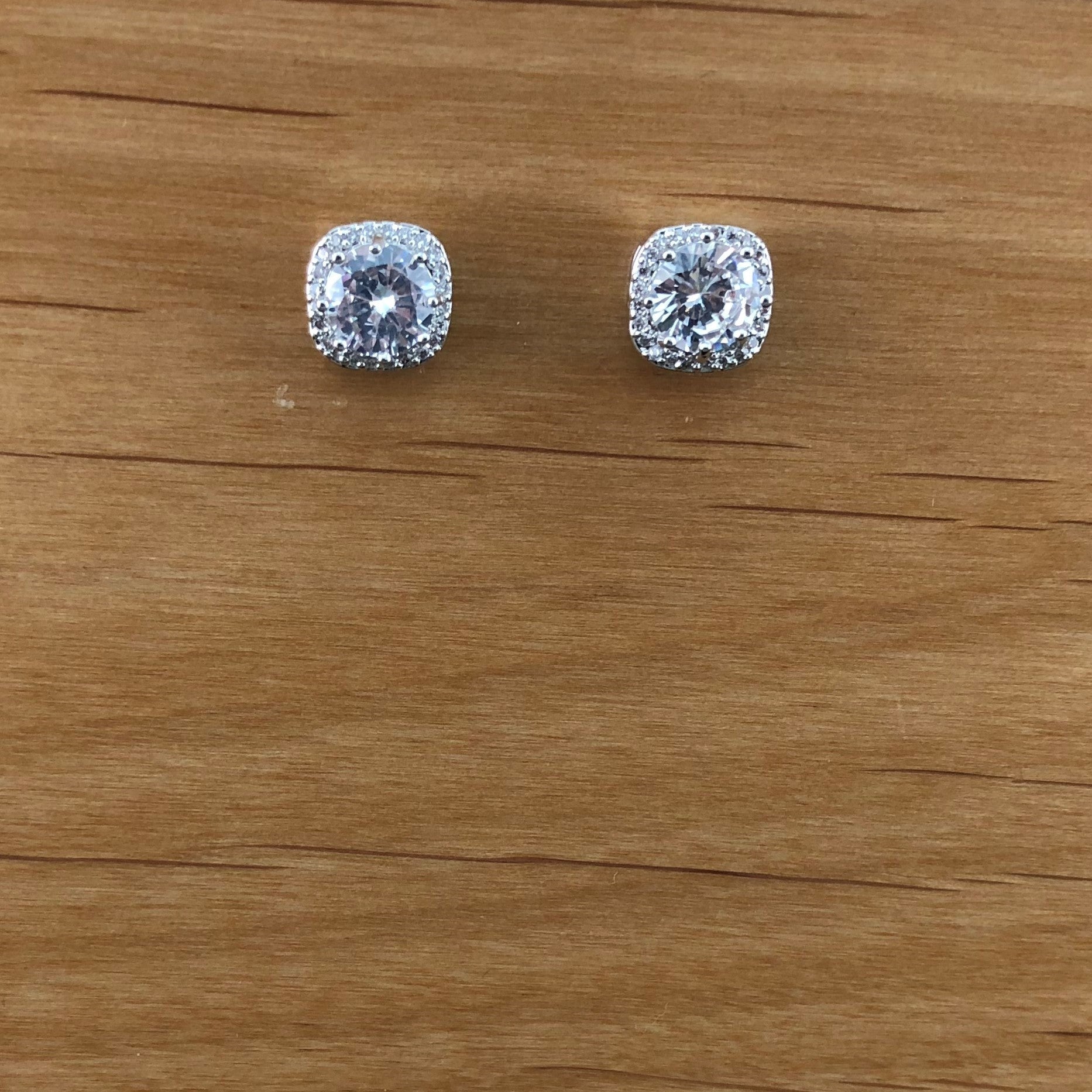 Bridal Cubic Zirconia Earrings, 18K Plated | Bellaire Wholesale