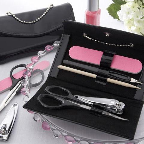 Black Purse Manicure Set | Bellaire Wholesale