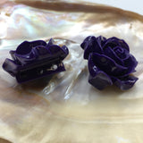 Purple Rose Resin Bead | Bellaire Wholesale