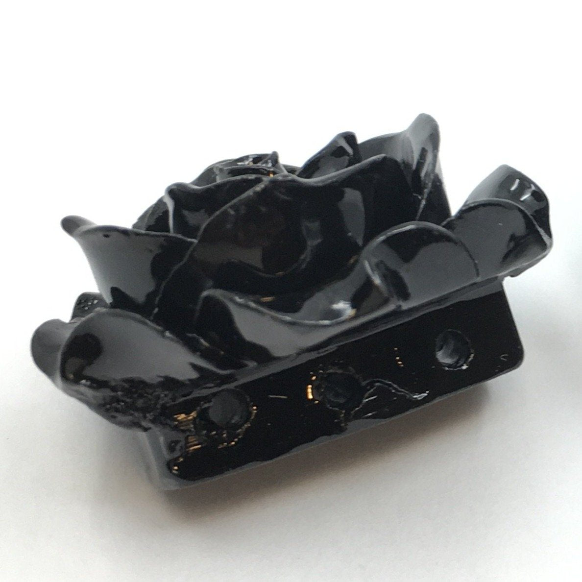 Black Rose Resin Bead | Bellaire Wholesale