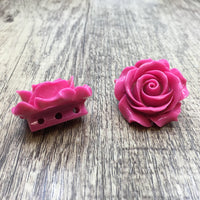 Pink Rose Resin Bead | Bellaire Wholesale