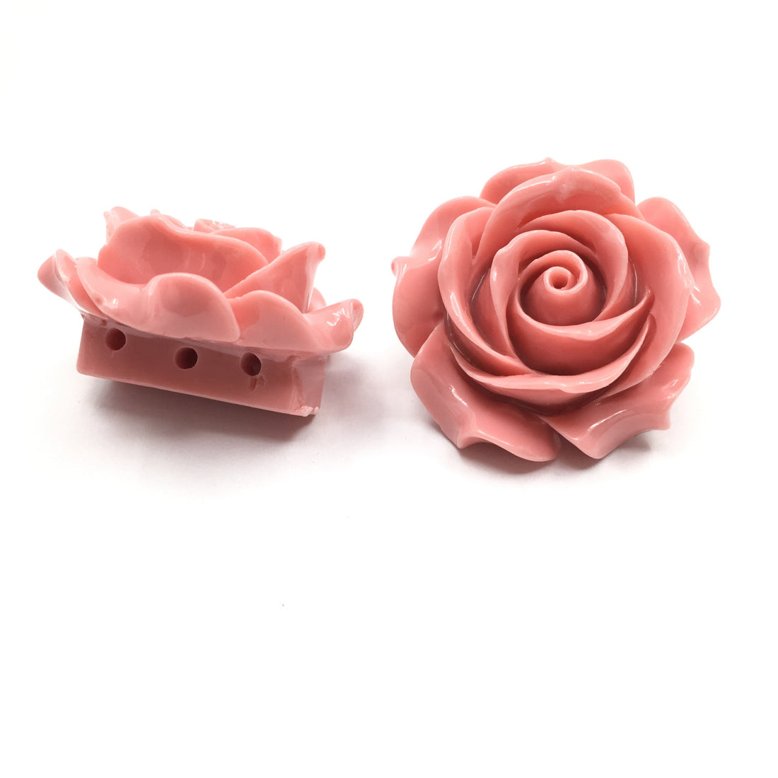Light Pink Rose Resin Bead | Bellaire Wholesale